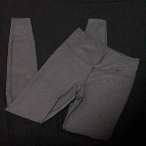 Nike High Waist Dri Fit Grey Leggings
